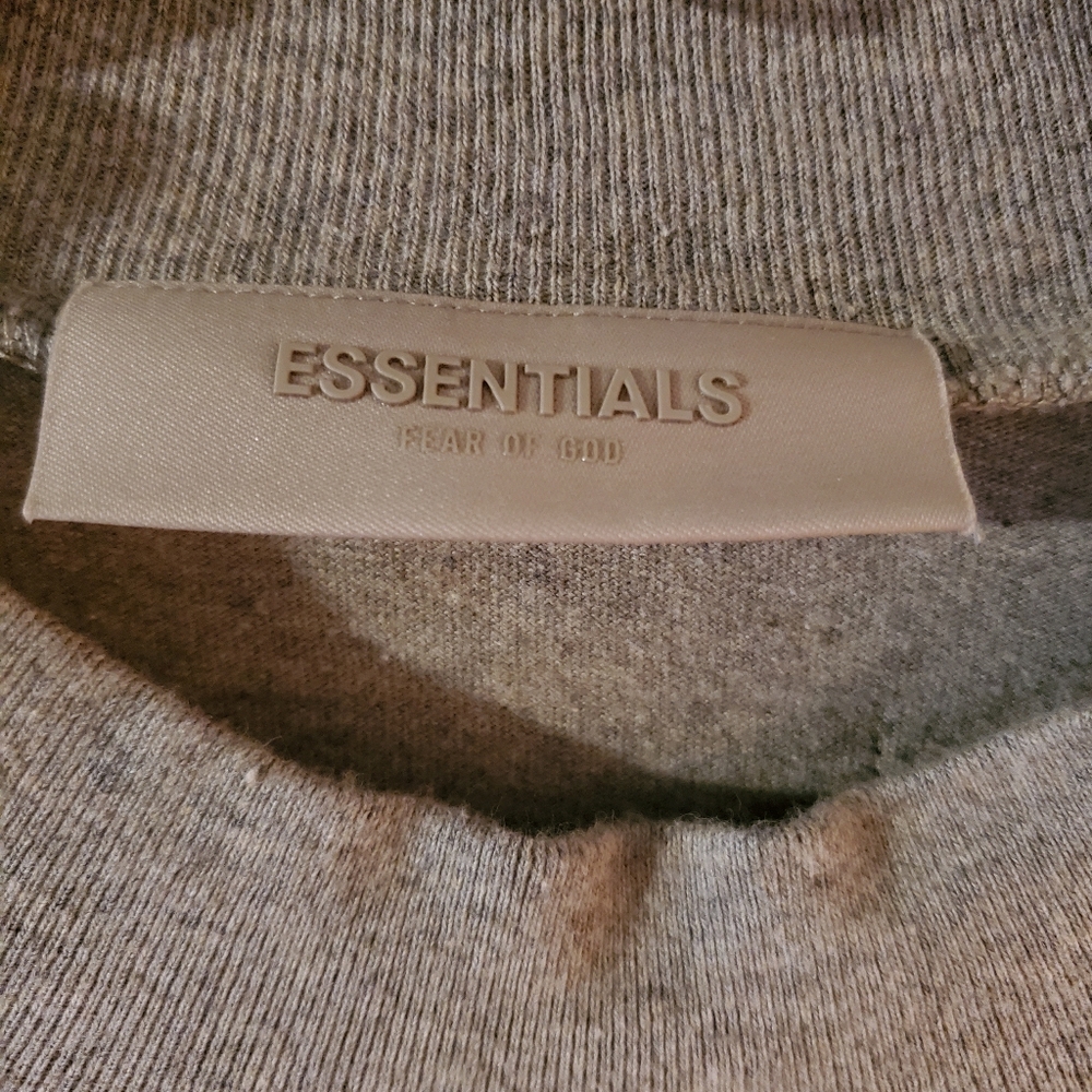 Fog Essentials Ls Tee. Size Large. Color Grey. - image 3